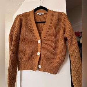 Madewell Carmel Brown Cardigan